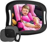 FITNATE espejo para observar al bebé LUZ + MANDO y 2 PROTECTORES DE VENTANA