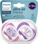 PHILIPS AVENT Ultra Air chupetes x 2 6-18 meses