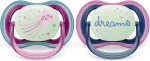 PHILIPS AVENT Ultra Air Night chupetes x 2 6-18m BRILLAN EN LA OSCURIDAD