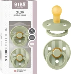 BIBS COLOUR STUDIO chupetes calmantes 2pack caucho 0-6meses