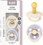 BIBS COLOUR STUDIO chupetes calmantes 2pack caucho 6-18meses