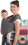 LALENI fular elástico para llevar bebés hasta 15kg