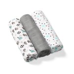 BABYONO Pañales de bambú muselina 70x70cm x3