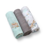 BABYONO Pañales de bambú muselina 70x70cm x3