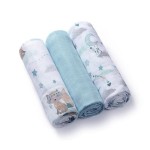 BABYONO Pañales de bambú muselina 70x70cm x3