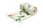 SENSILLO Protector de cuna con volante 120x60cm